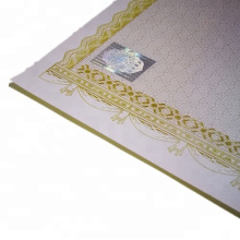 Custom high quality hot foil anti-counterfeiting printing ticket/coupons with hologram